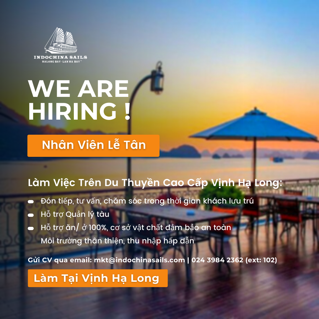 Tuyển Lễ Tân Làm Trên Du Thuyền