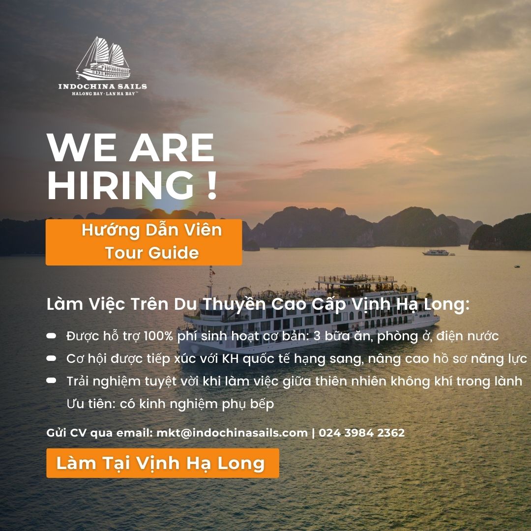 Tuyển Nhân Viên Tour Guide Trên Du Thuyền
