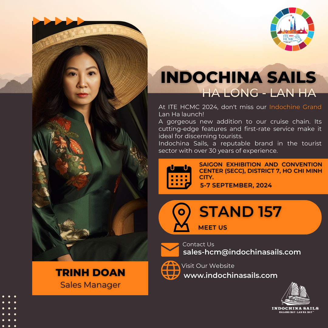 Du thuyền Indochine tham gia Hội Chợ Du Lịch Quốc Tế ITE 2024